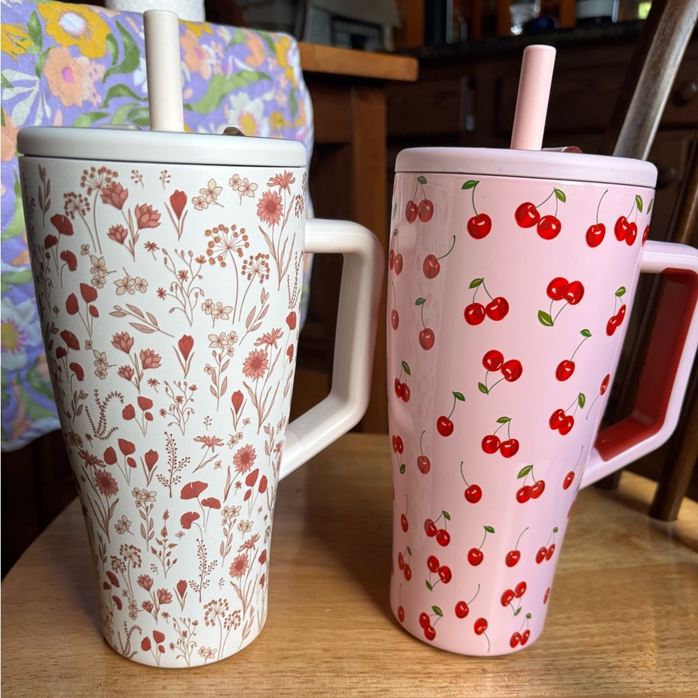 EUC BrüMate Poppy Era 30 oz & EUC BrüMate Cherry Era 30 oz